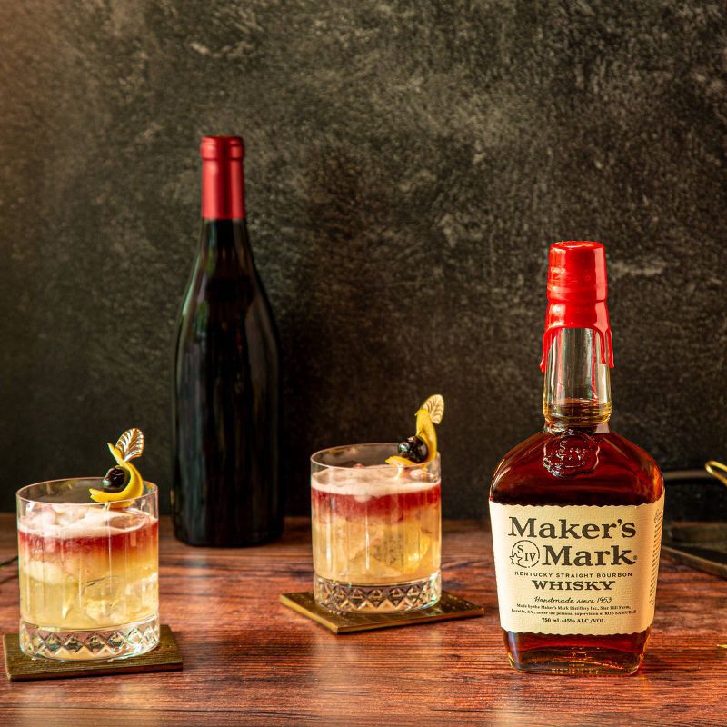 slide 3 of 8, Maker's Mark Kentucky Straight Bourbon Whisky - 750ml Bottle, 750 ml