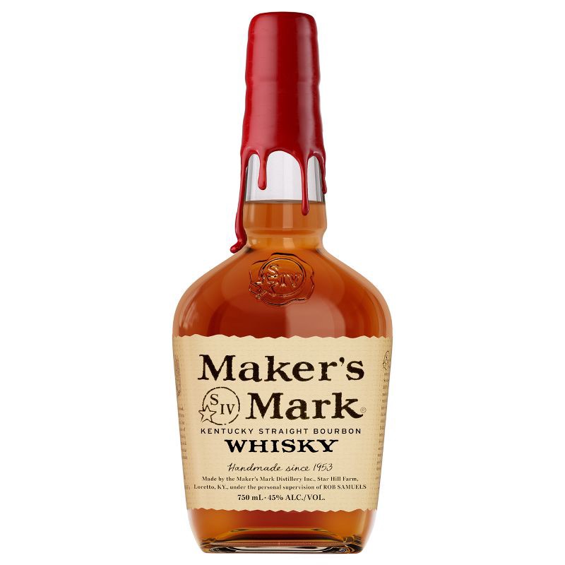 slide 1 of 8, Maker's Mark Kentucky Straight Bourbon Whisky - 750ml Bottle, 750 ml