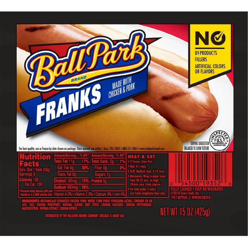 slide 13 of 13, Ball Park Franks - 15oz/8ct, 8 ct; 15 oz