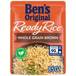 Ben's Original Ready Rice Whole Grain Brown Rice Microwavable Pouch - 8.8oz