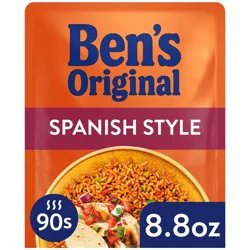 Ben's Original Ready Rice Spanish Style Rice Microwavable Pouch - 8.8oz: No Artificial Flavors, Colors or Preservatives