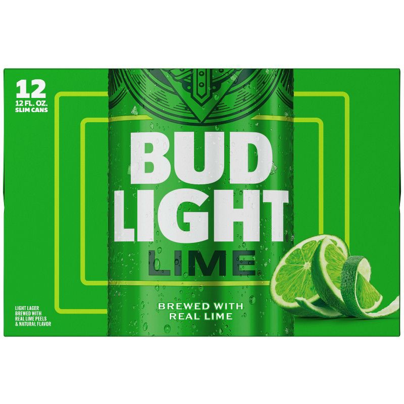 slide 10 of 10, Bud Light Lime American Lager Beer - 12pk/12 fl oz Cans, 12 ct; 12 fl oz