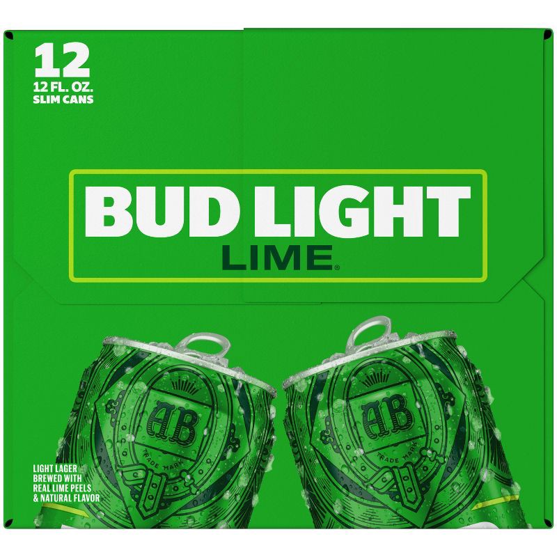 slide 5 of 10, Bud Light Lime American Lager Beer - 12pk/12 fl oz Cans, 12 ct; 12 fl oz
