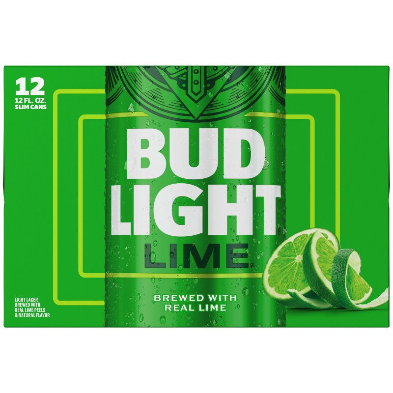 slide 8 of 10, Bud Light Lime American Lager Beer - 12pk/12 fl oz Cans, 12 ct; 12 fl oz