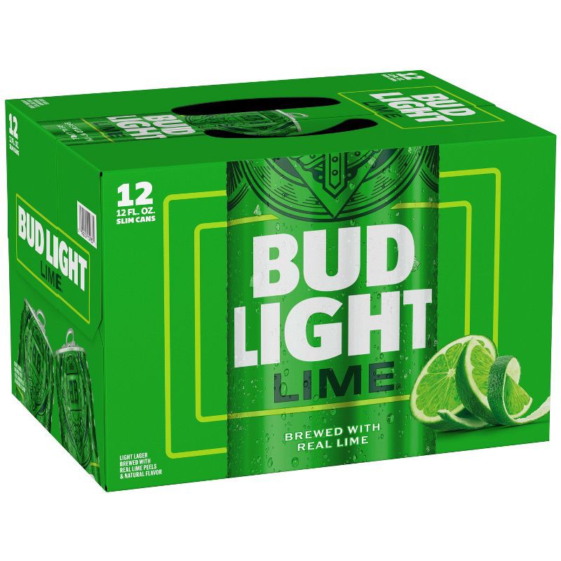 slide 7 of 10, Bud Light Lime American Lager Beer - 12pk/12 fl oz Cans, 12 ct; 12 fl oz