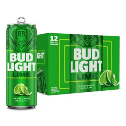 Bud Light Lime American Lager Beer - 12pk/12 fl oz Cans