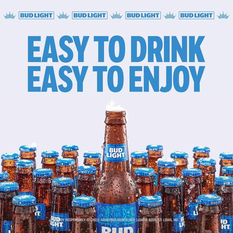 slide 5 of 10, Bud Light Beer - 12pk/12 fl oz Bottles, 12 ct; 12 fl oz