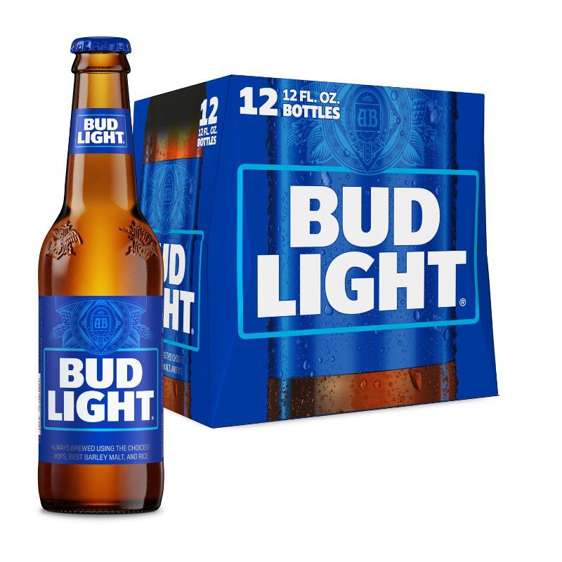 slide 1 of 10, Bud Light Beer - 12pk/12 fl oz Bottles, 12 ct; 12 fl oz