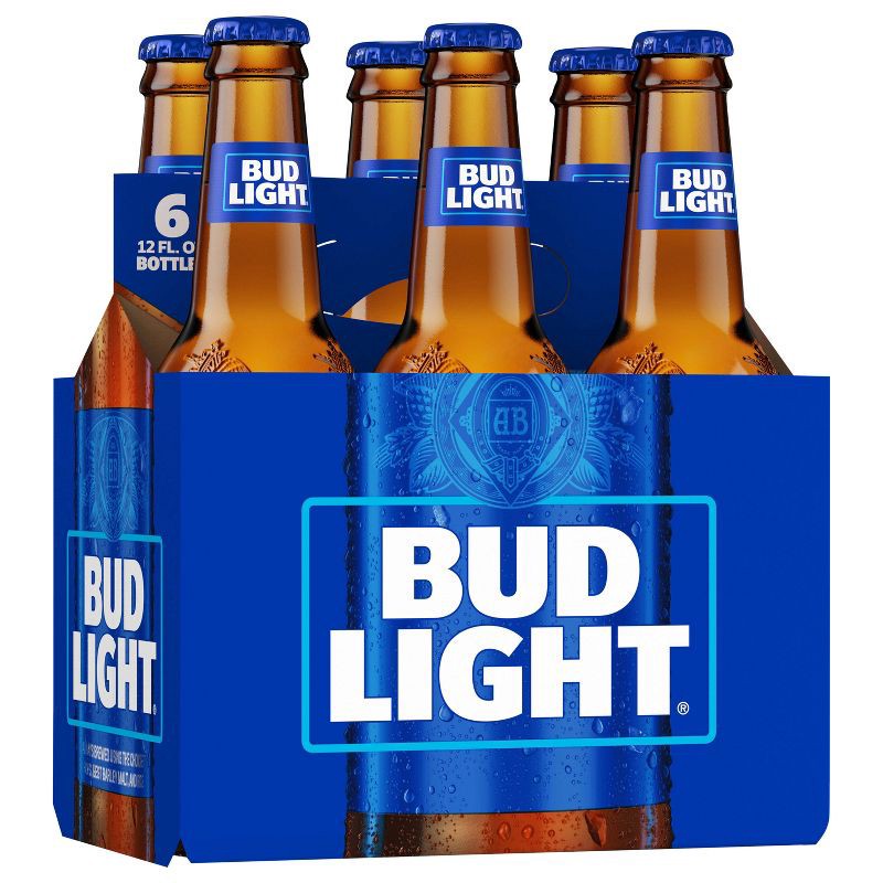 slide 2 of 12, Bud Light Beer - 6pk/12 fl oz Bottles, 6 ct; 12 fl oz