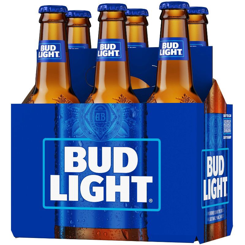 slide 3 of 12, Bud Light Beer - 6pk/12 fl oz Bottles, 6 ct; 12 fl oz