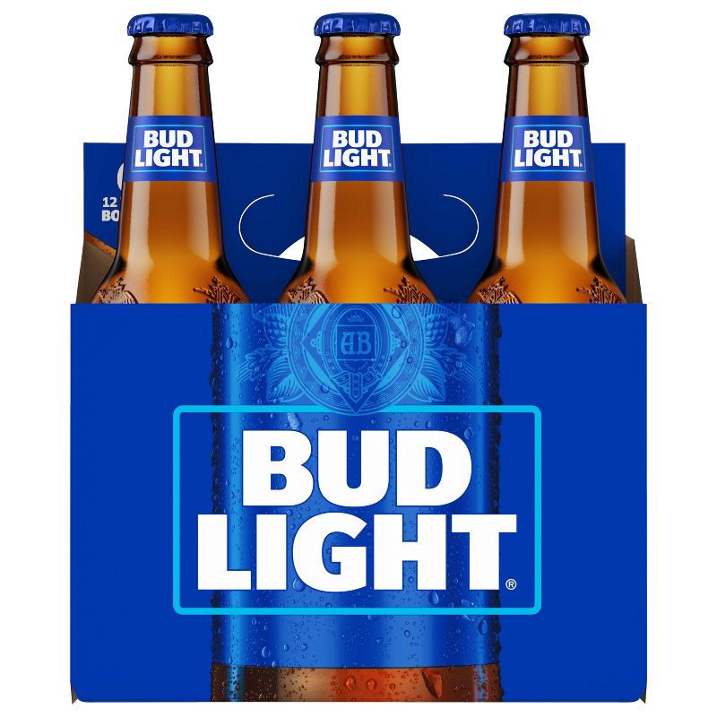 slide 11 of 12, Bud Light American Lager Beer - 6pk/12 fl oz Bottles, 6 ct; 12 fl oz