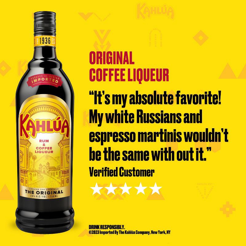 slide 3 of 6, Kahlua Kahlúa Original Coffee Liqueur - 750ml Bottle, 750 ml