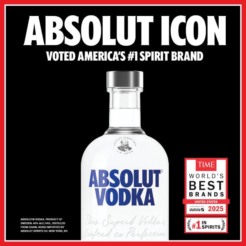 slide 5 of 10, Absolut Vodka - 750ml Bottle, 750 ml