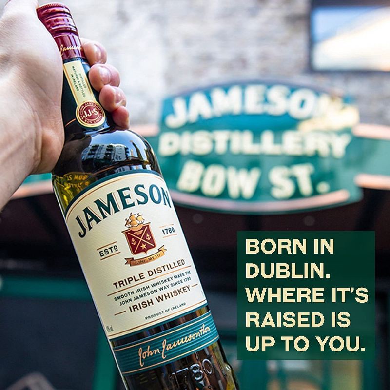 slide 6 of 8, Jameson Triple Distilled Irish Whiskey - 750ml Bottle, 750 ml