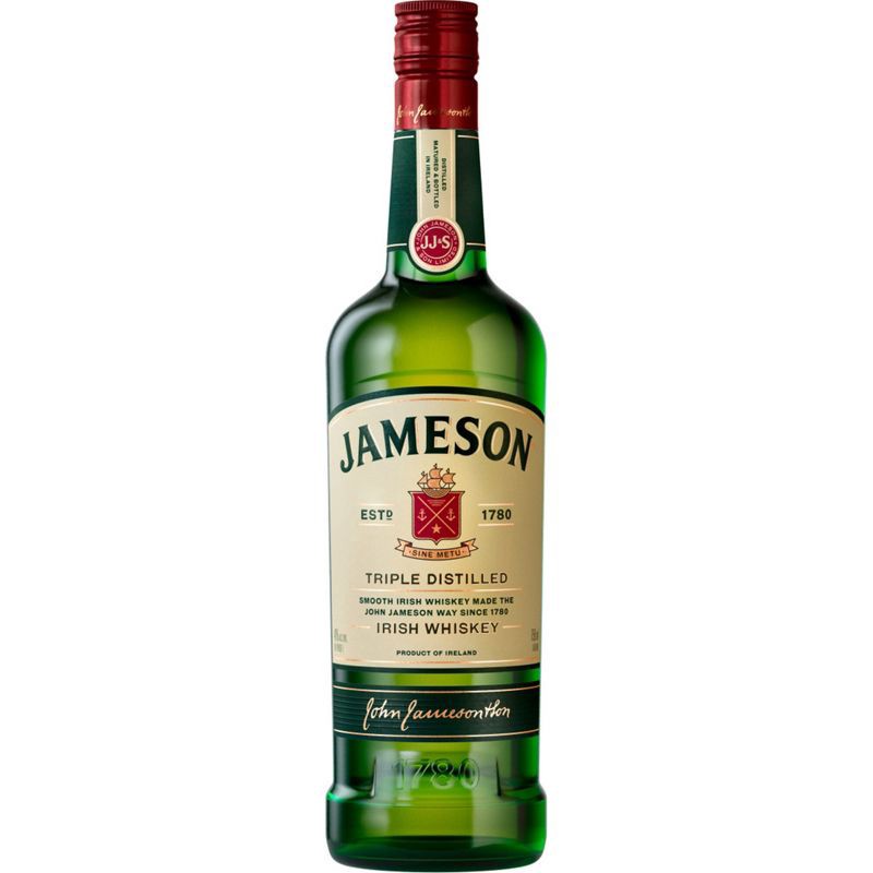 slide 1 of 8, Jameson Triple Distilled Irish Whiskey - 750ml Bottle, 750 ml