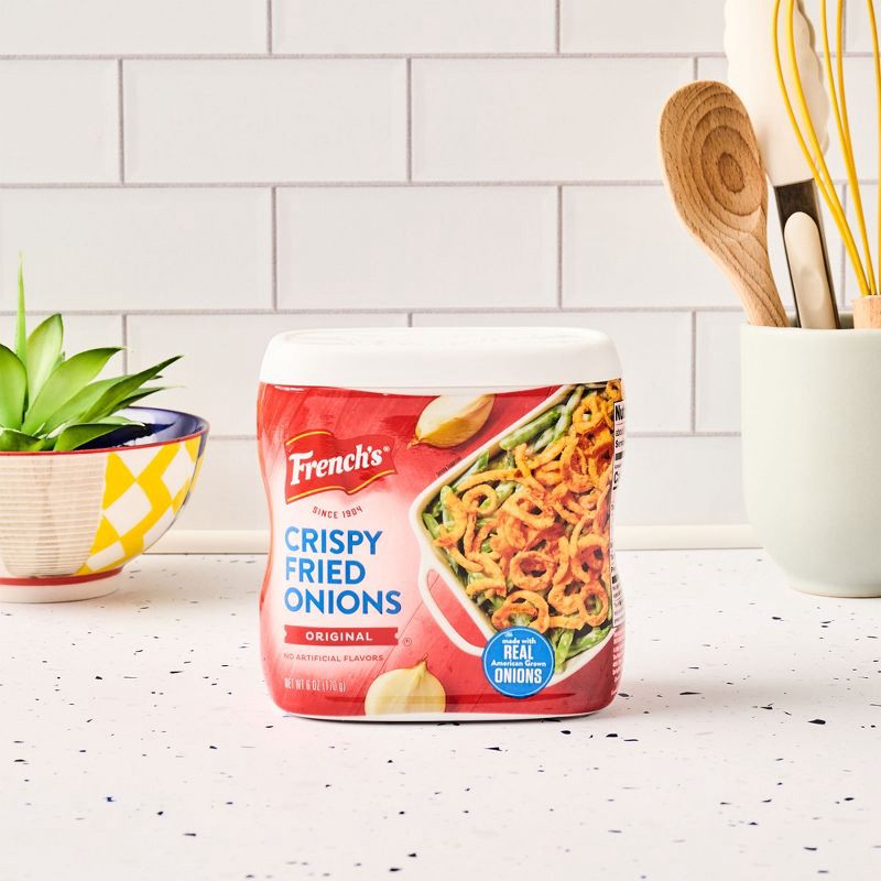 slide 7 of 22, French's Original Crispy Fried Onions - 6oz, 6 oz