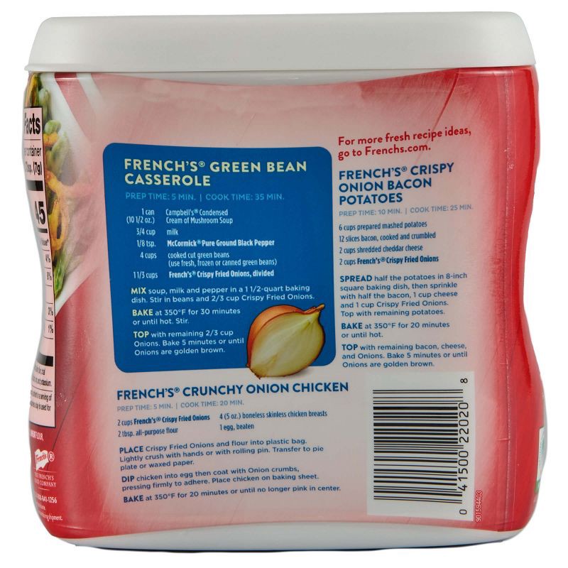 slide 2 of 22, French's Original Crispy Fried Onions - 6oz, 6 oz