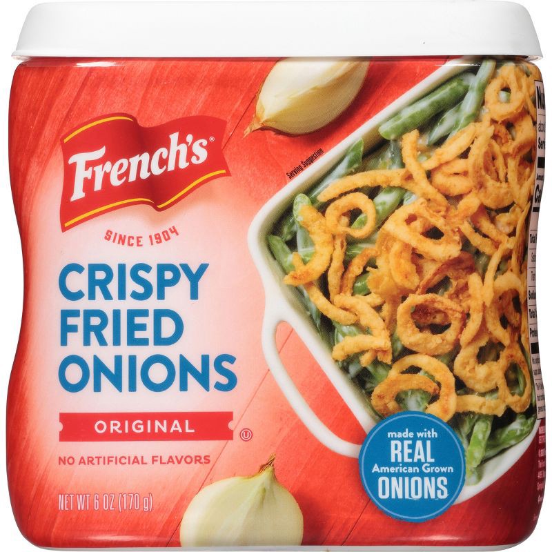 slide 1 of 9, French's Original Crispy Fried Onions - 6oz, 6 oz