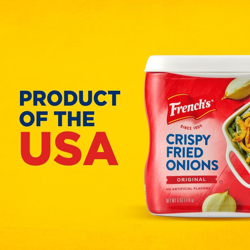 slide 14 of 22, French's Original Crispy Fried Onions - 6oz, 6 oz