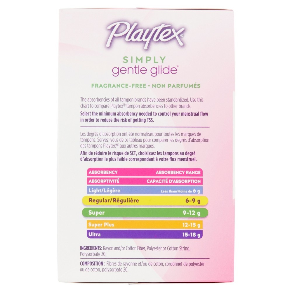 slide 2 of 5, Playtex Gentle Glide Plastic Unscented Multipack Tampons, 50 ct