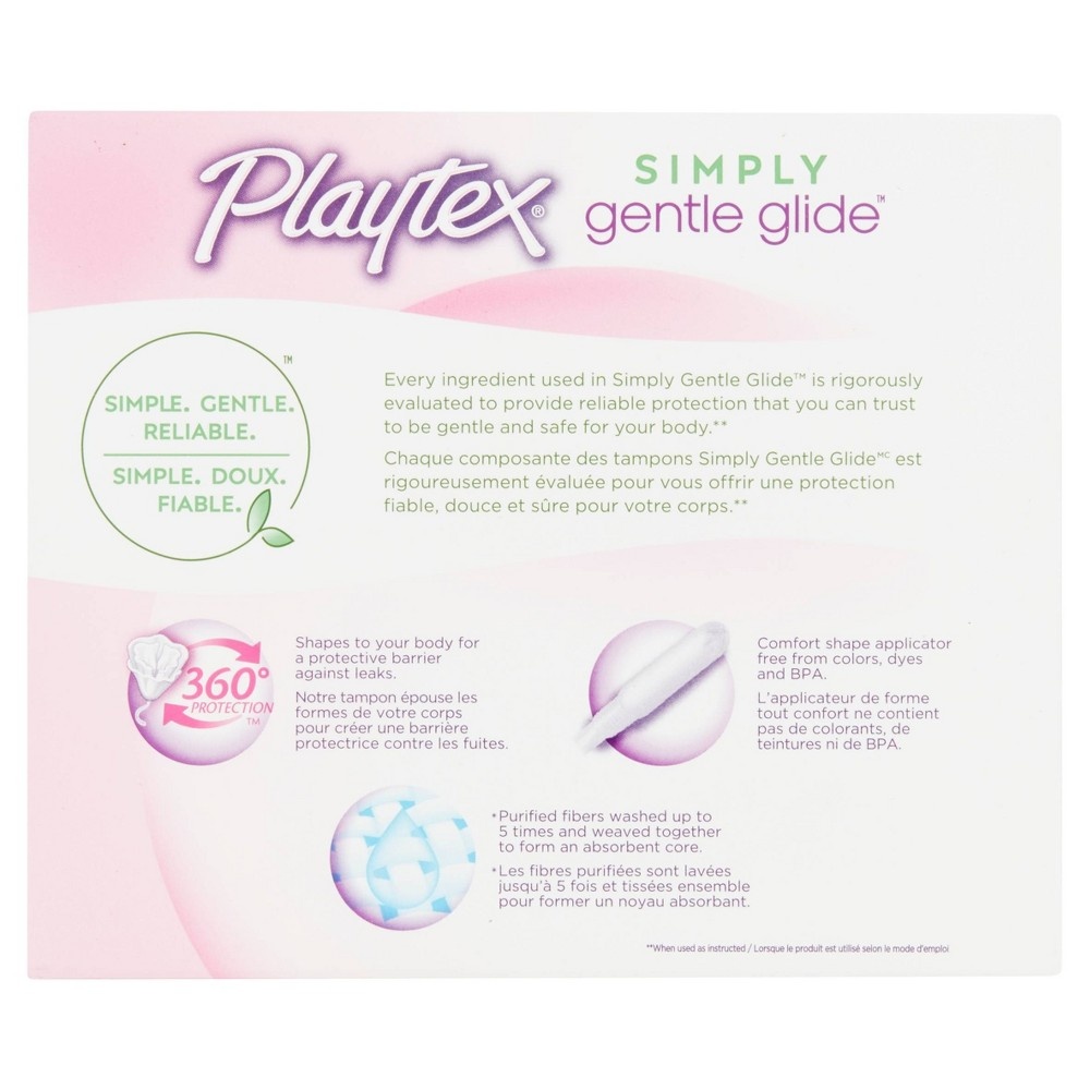 slide 3 of 5, Playtex Gentle Glide Plastic Unscented Multipack Tampons, 50 ct