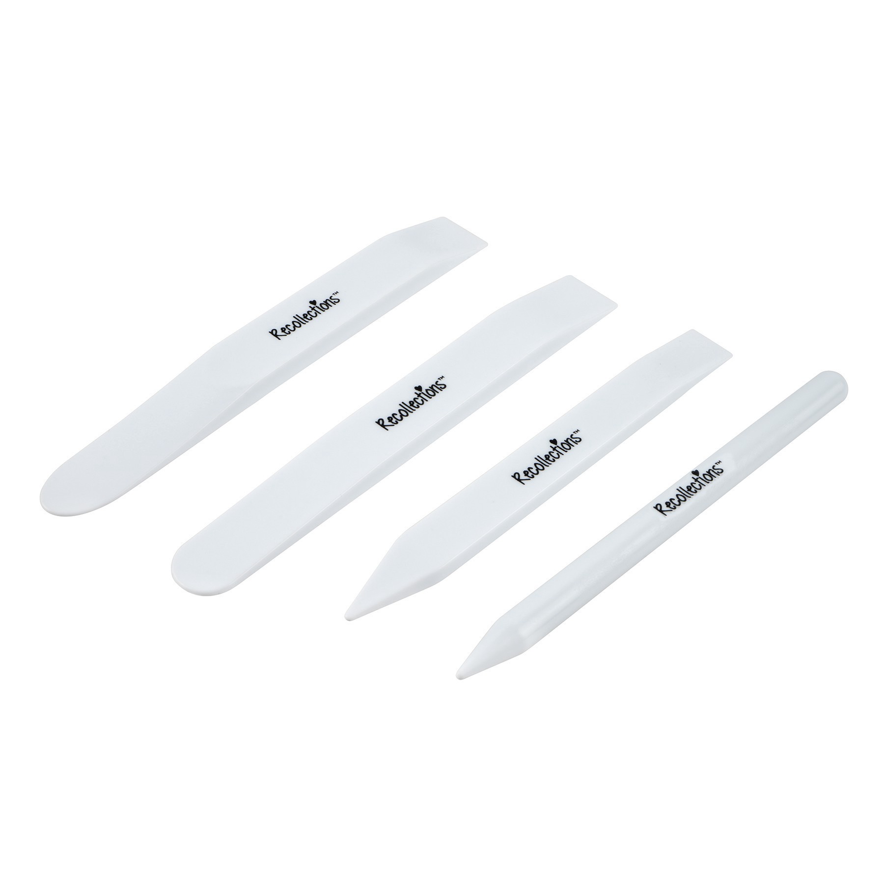slide 2 of 3, 4 Piece Bone Folder Paper Scoring Tool Set By Recollections, 4 ct