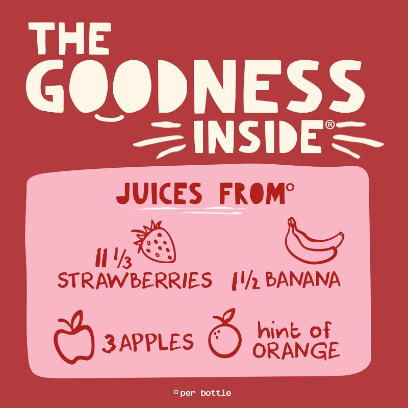 slide 5 of 13, Naked Strawberry Banana Juice Smoothie - 15.2 fl oz, 15.2 fl oz