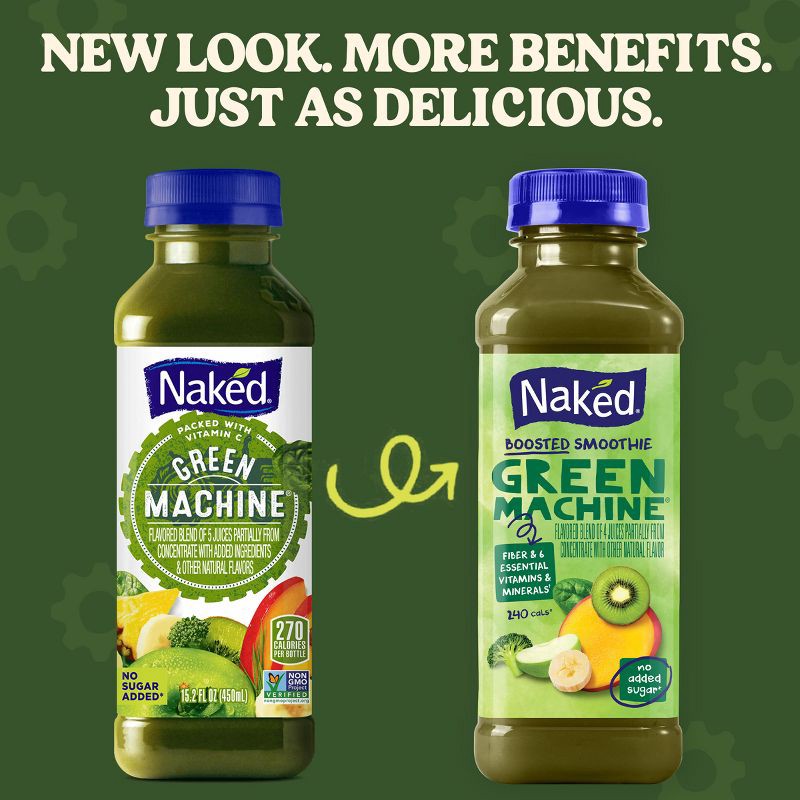 slide 2 of 9, Naked Green Machine Juice Smoothie - 15.2 fl oz, 15.2 fl oz