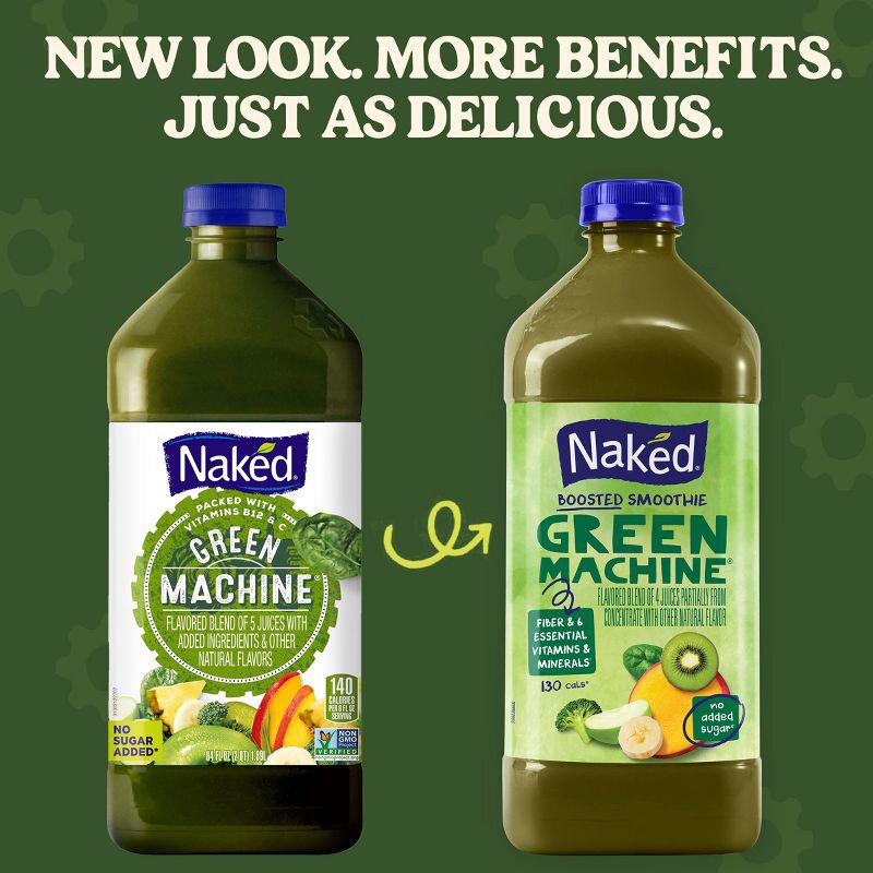 slide 2 of 9, Naked Green Machine Boosted Juice Smoothie - 64 fl oz, 64 fl oz