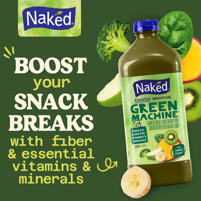 slide 3 of 9, Naked Green Machine Boosted Juice Smoothie - 64 fl oz, 64 fl oz