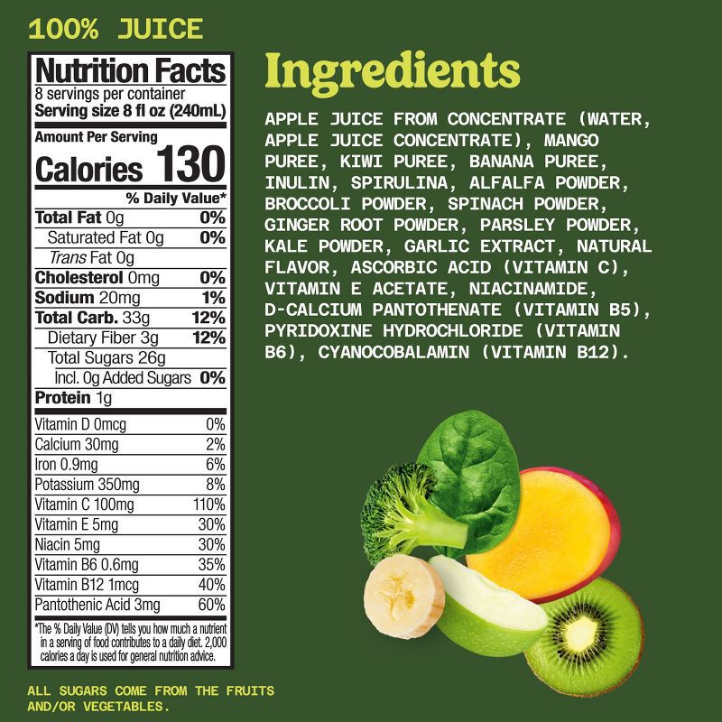 slide 9 of 9, Naked Green Machine Boosted Juice Smoothie - 64 fl oz, 64 fl oz