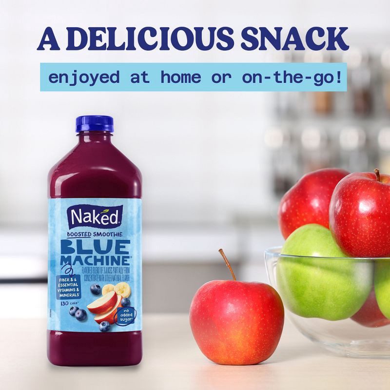 slide 6 of 9, Naked Blue Machine Boosted Juice Smoothie - 64 fl oz, 64 fl oz