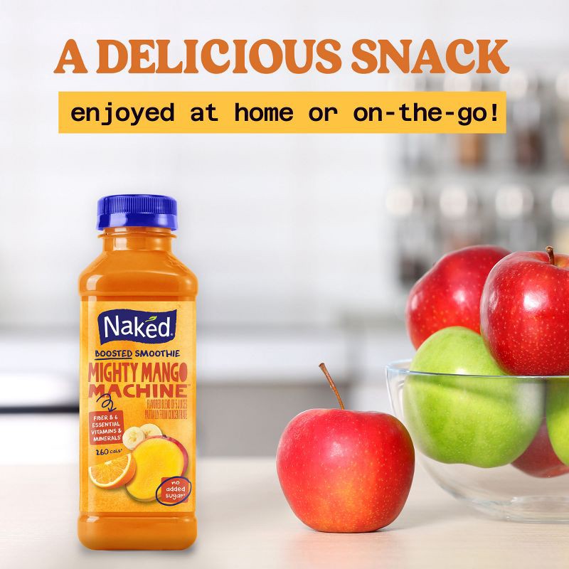 slide 6 of 9, Naked Mighty Mango Fruit Juice Smoothie - 15.2 fl oz, 15.2 fl oz