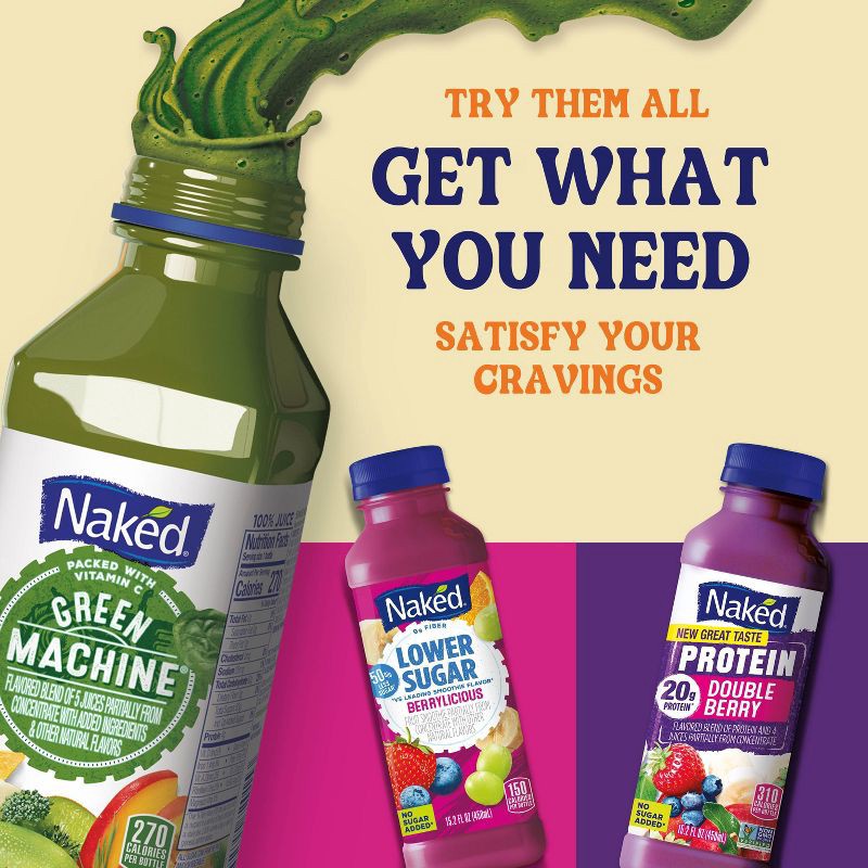 slide 3 of 11, Naked Power-C Machine Juice Smoothie - 15.2 fl oz, 15.2 fl oz