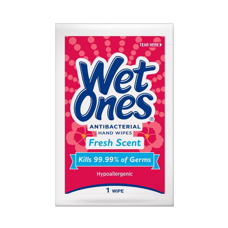 slide 3 of 12, Wet Ones Antibacterial Hand Wipes Singles - Fresh Scent - 24ct, 24 ct