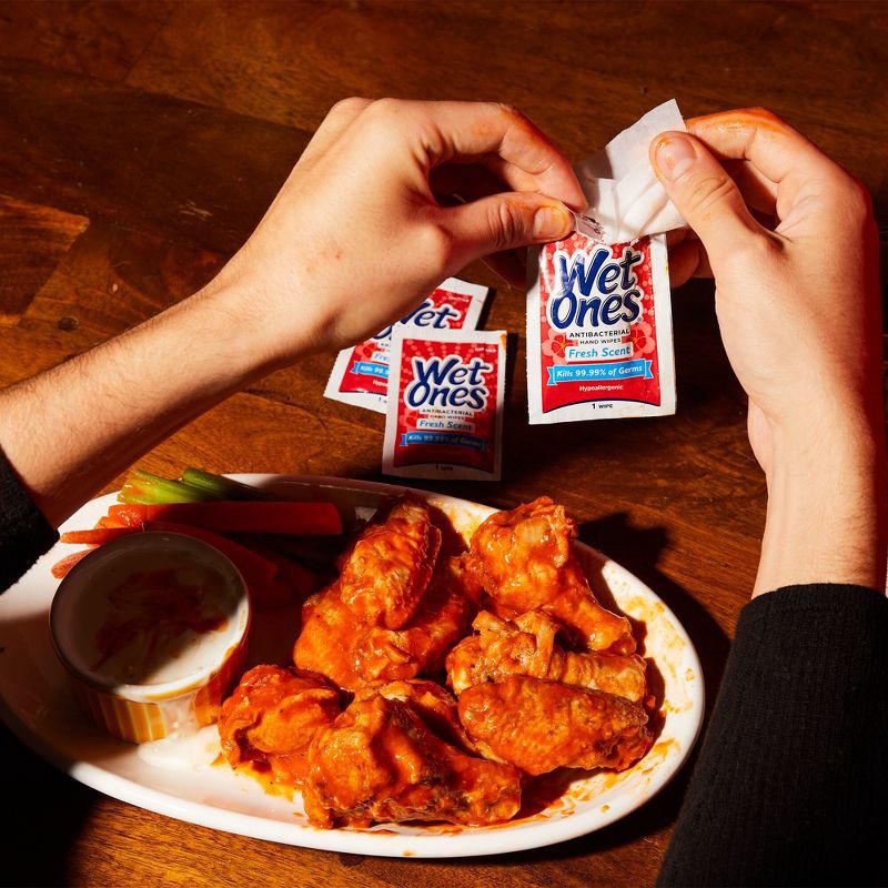 slide 7 of 12, Wet Ones Antibacterial Hand Wipes Singles - Fresh Scent - 24ct, 24 ct