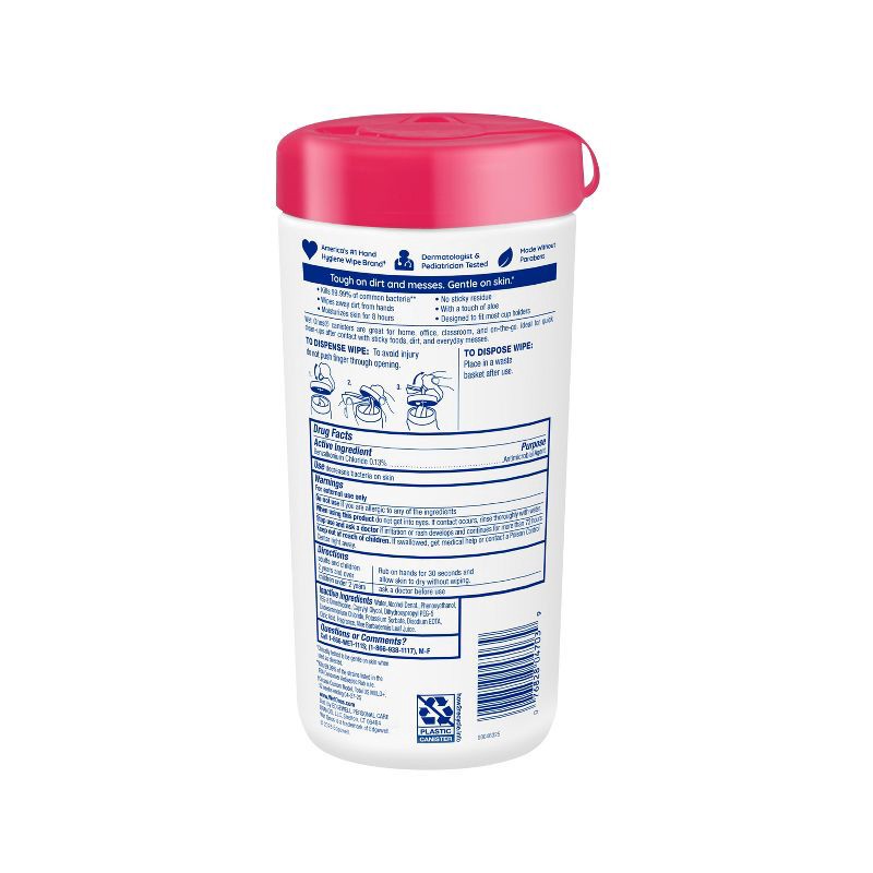 slide 2 of 8, Wet Ones Antibacterial Hand Wipes Canister - Fresh Scent - 40ct, 40 ct