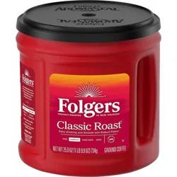 Folgers Classic Medium Roast Ground Coffee - 25.9oz
