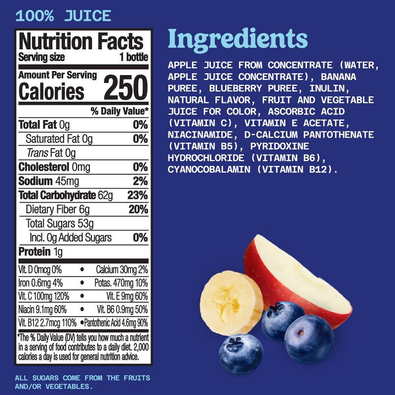 slide 9 of 11, Naked Blue Machine Juice Smoothie - 15.2 fl oz, 15.2 fl oz