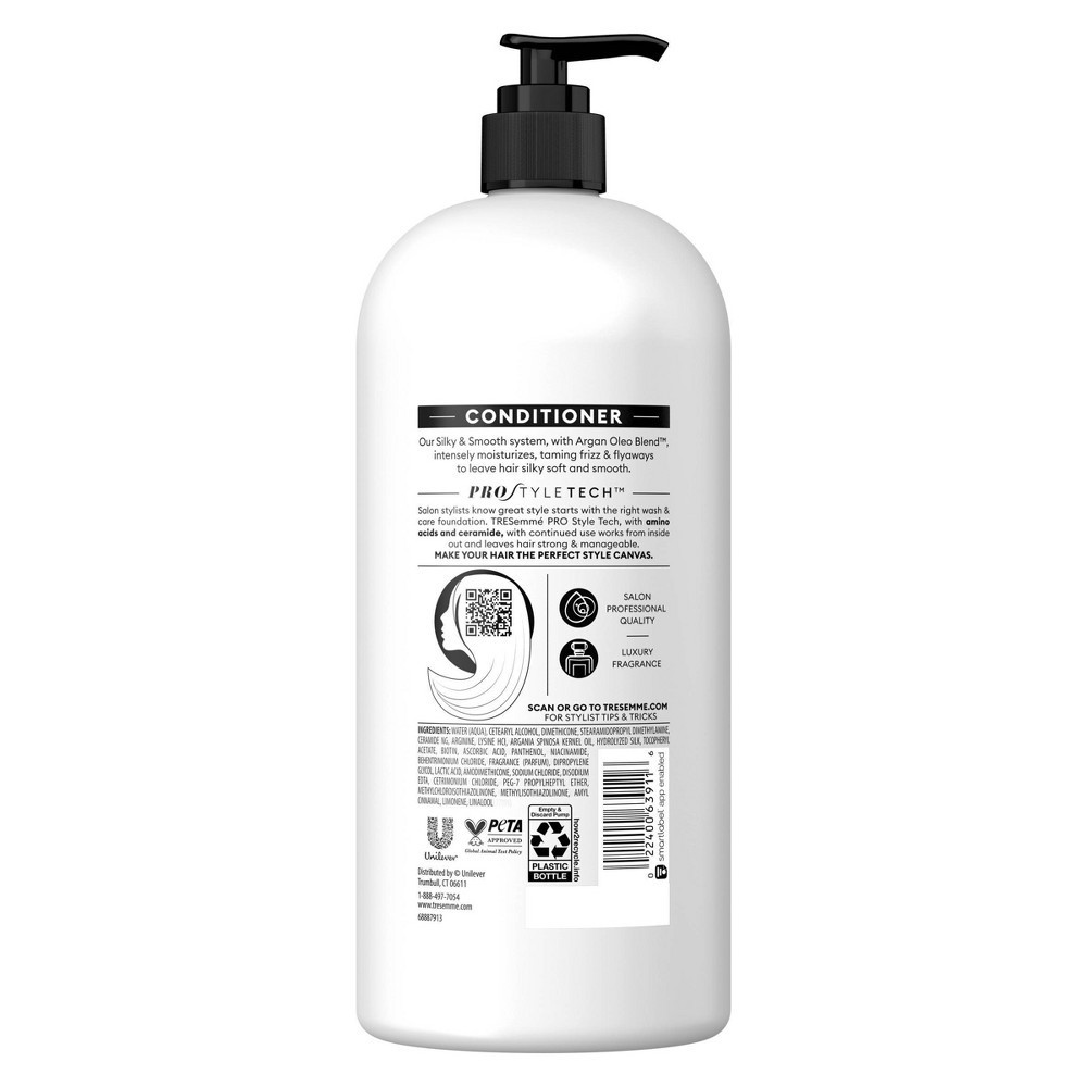 slide 2 of 4, Tresemme Smooth and Silky Conditioner - 39 fl oz, 39 fl oz