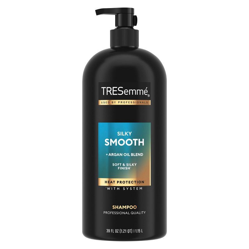 slide 1 of 8, Tresemme Silky & Smooth Anti-Frizz Shampoo For Frizzy Hair - 39 fl oz, 39 fl oz