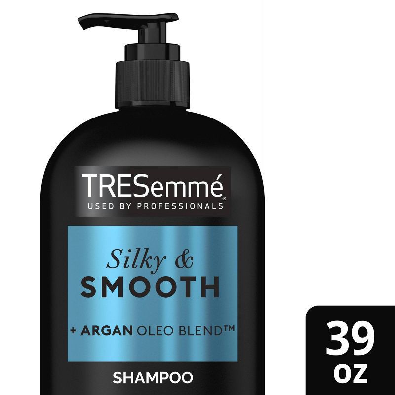 slide 1 of 7, Tresemme Silky & Smooth Anti-Frizz Shampoo For Frizzy Hair - 39 fl oz, 39 fl oz