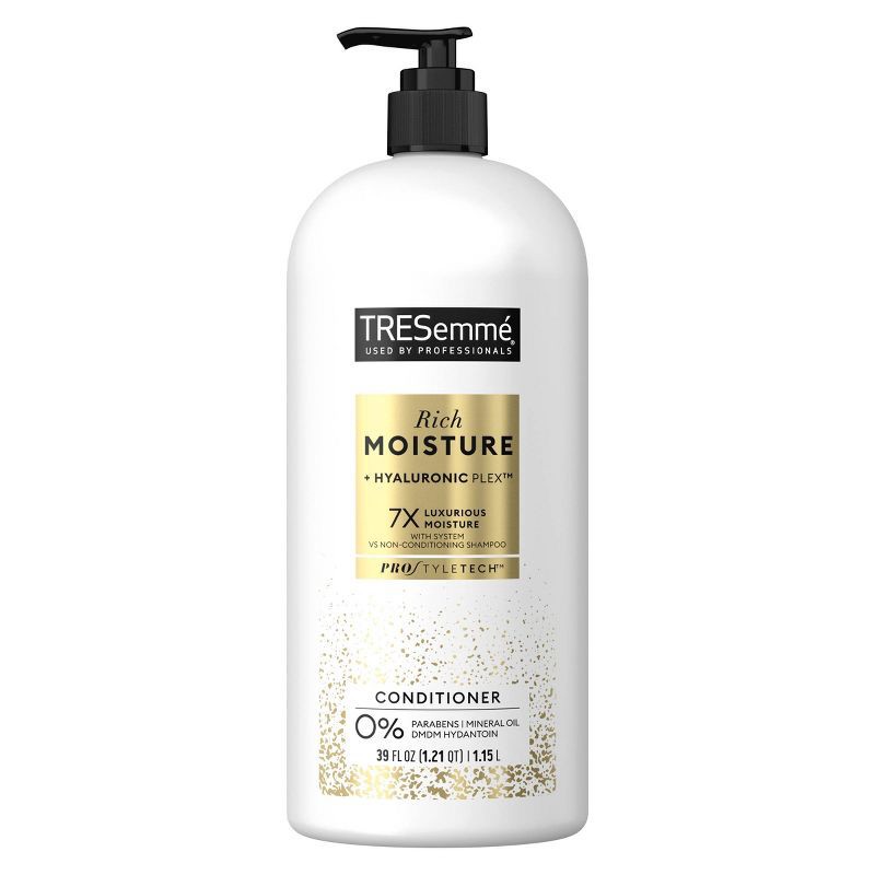 slide 2 of 7, Tresemme Rich Moisture Moisturizing Conditioner with Pump for Dry Hair - 39 fl oz, 39 fl oz