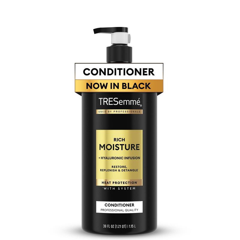 slide 4 of 8, Tresemme Rich Moisture Moisturizing Conditioner with Pump for Dry Hair - 39 fl oz, 39 fl oz