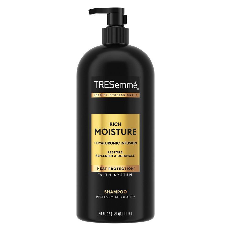 slide 1 of 8, Tresemme Rich Moisture Hydrating Shampoo with Pump for Dry Hair - 39 fl oz, 39 fl oz