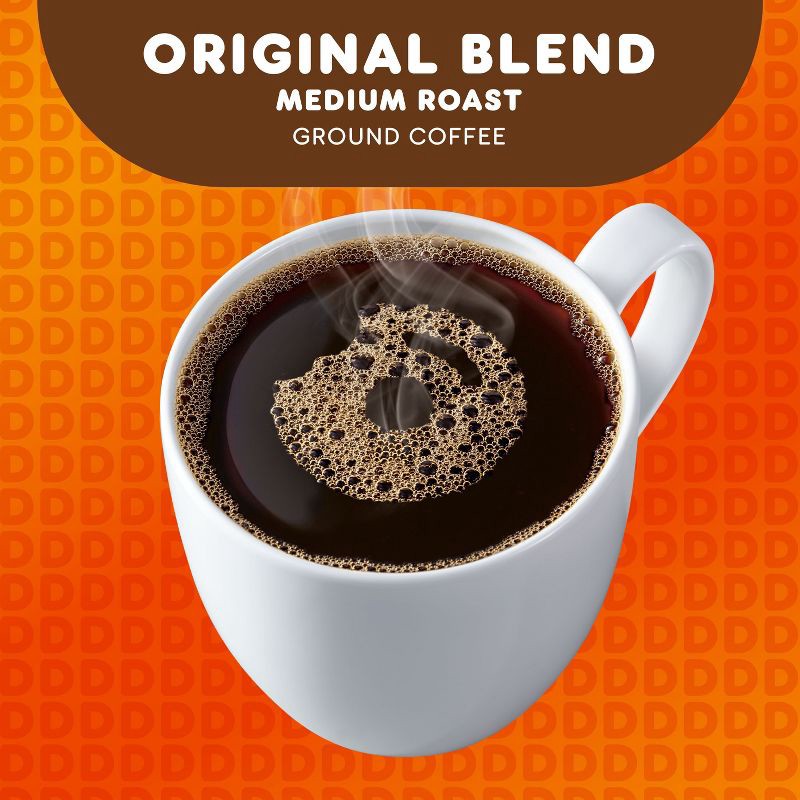 slide 3 of 7, Dunkin' Donuts Dunkin' Original Blend Medium Roast Ground Coffee - 12oz, 12 oz