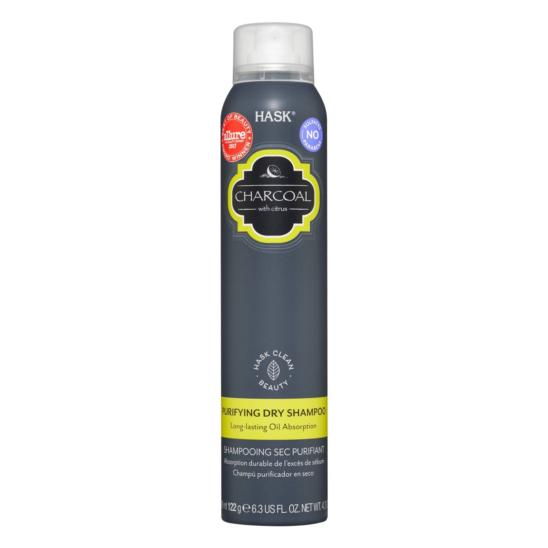 slide 1 of 4, Hask Sulfate-Free and Paraben-Free Charcoal Purifying Dry Shampoo, 6.3 fl oz