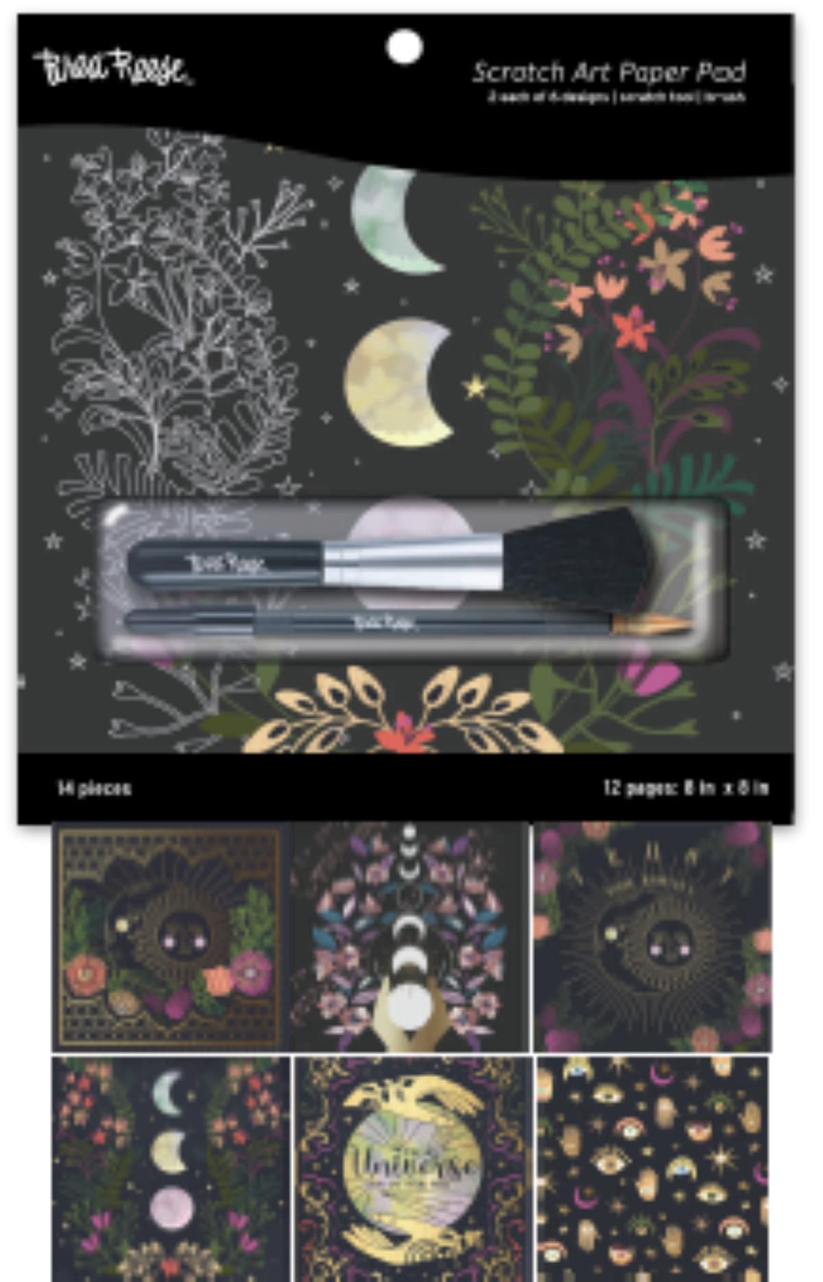 slide 1 of 1, Woodland Scratch Art Kit, 1 ct