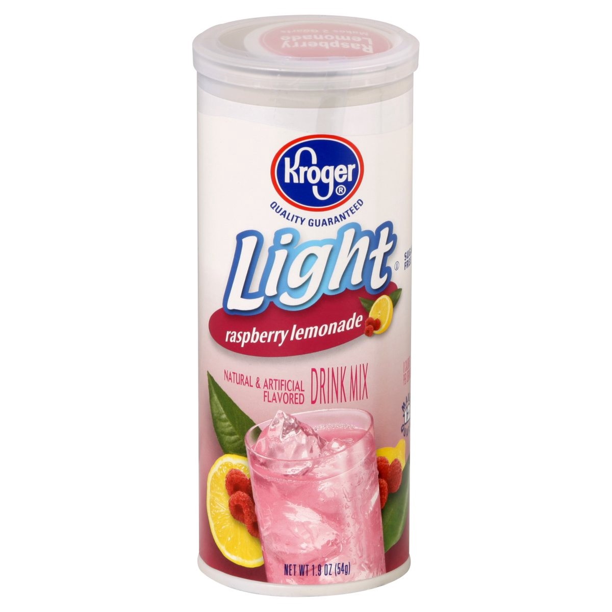 slide 1 of 4, Kroger Lite Raspberry Lemonade Instant Drink Mix Packets - 6 ct; 2 qt, 6 ct; 2 qt