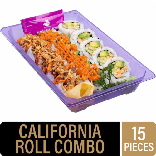 slide 1 of 1, Private Selection® California Sushi Combo by Snowfox™, 15 pc